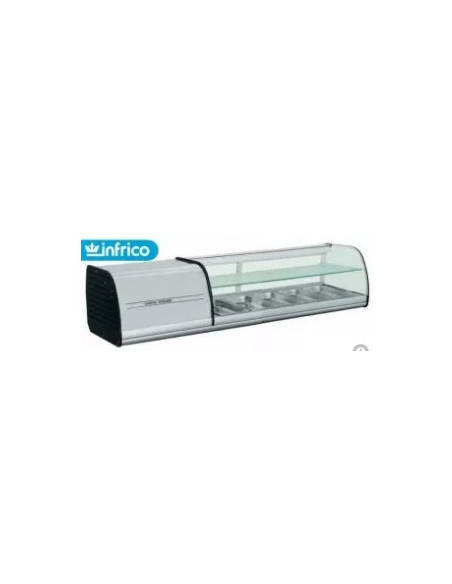 ENFRIADOR DE TAPAS DOBLE PISO 6 BAND. VET6DP INFRICO