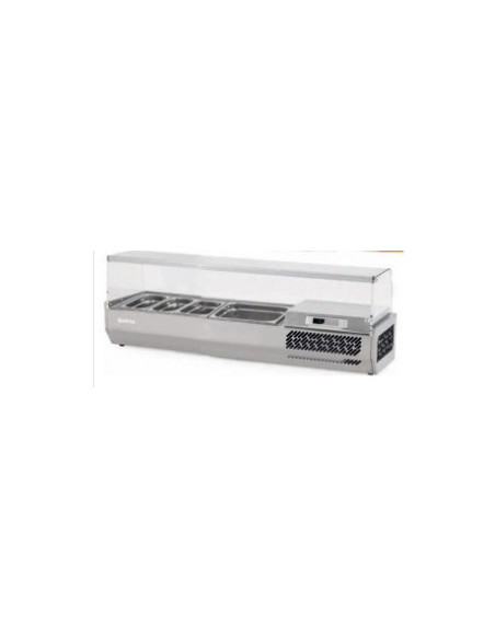 VITRINA PARA INGREDIENTES B 1/3 VIP1330 CRISTAL INFRICO