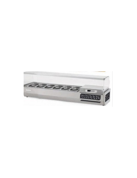 VITRINA PARA INGREDIENTES B 1/3 VIP1490 CRISTAL INFRICO