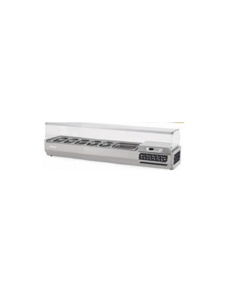 VITRINA PARA INGREDIENTES B 1/3 VIP1740 CRISTAL INFRICO