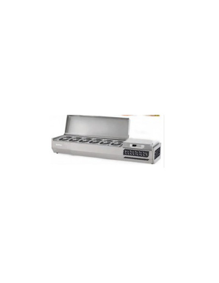 VITRINA PARA INGREDIENTES B 1/3 VIP1490 TAPA INFRICO