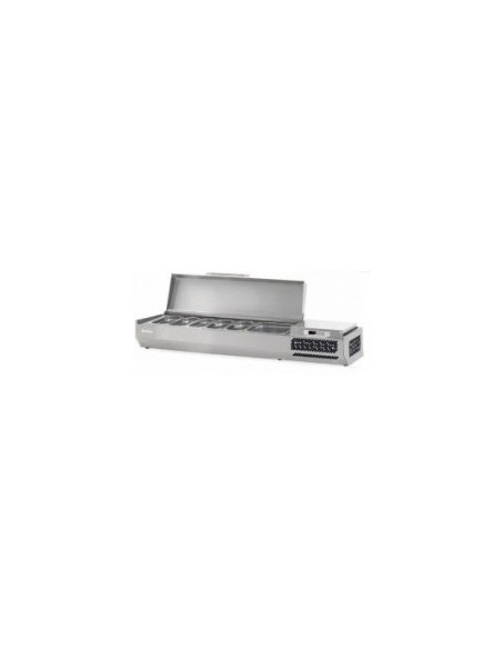 VITRINA PARA INGREDIENTES B 1/3 VIP1740 TAPA INFRICO