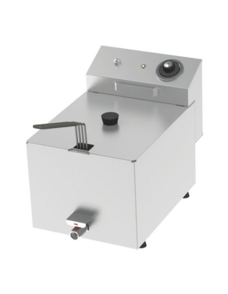 FREIDORA ELÉCTRICA 10L. ALTO RENDIMIENTO CON GRIFO