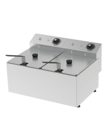 FREIDORA ELÉCTRICA 10+10 L ALTO RENDIMIENTO HR