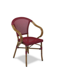 SILLÓN TUBO ALUM. PLASTIFICADO M287