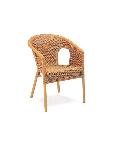 SILLÓN TUBO ALUM. PLASTIF. M283