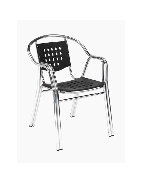 SILLÓN TUBO ALUM. ANODIZADO M2610