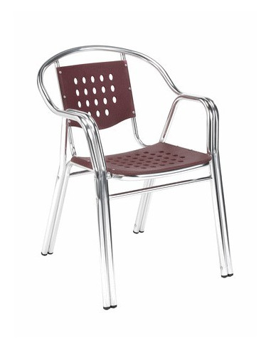 SILLÓN TUBO ALUM. ANODIZADO M2610