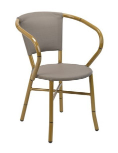 SILLÓN TUBO ALUM. PLASTIF. M2605