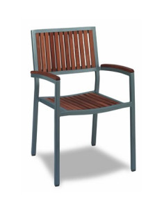SILLÓN TUBO ALUM. PLASTIF. M268
