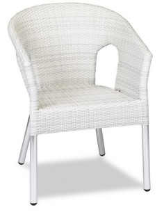 SILLÓN TUBO ALUM. ANODIZADO M263