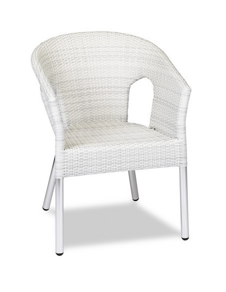 SILLÓN TUBO ALUM. ANODIZADO M263
