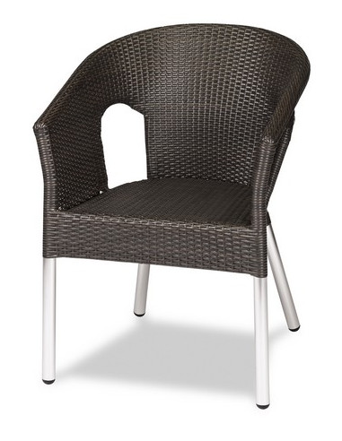 SILLÓN TUBO ALUM. ANODIZADO M263