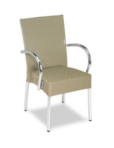 SILLÓN TUBO ALUM. ANODIZADO M252