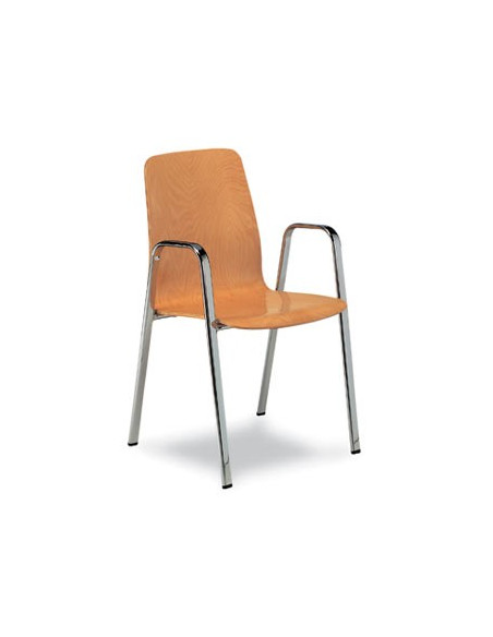 SILLÓN TUBO OVAL ACERADO M236
