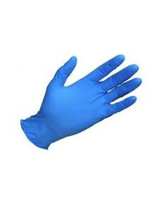 GUANTES LATEX DESECHABLES AZUL