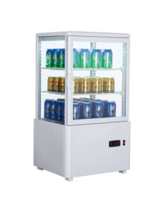 Expositor Refrigerado 4 Caras 58 litros Blanco de 447x400x819