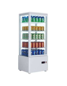 ARMARIO EXPOSITOR REFRIGERADO 4 CARAS 98 LITROS BLANCO