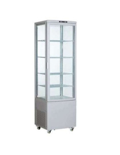 Expositor Refrigerado 4 Caras 238 litros Blanco de 515x485x1715
