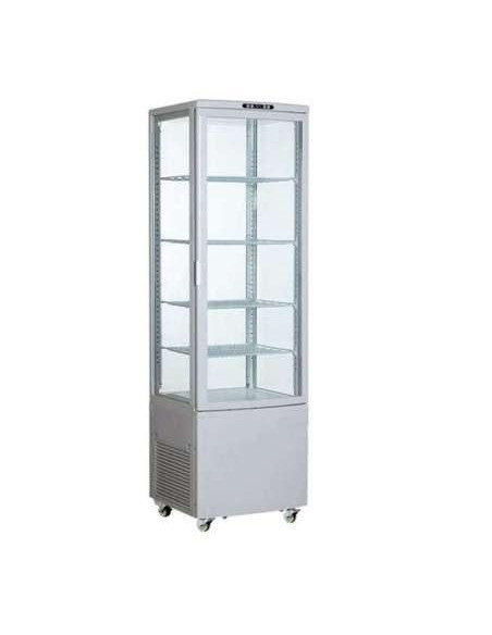 Expositor Refrigerado 4 Caras 238 litros Blanco de 515x485x1715