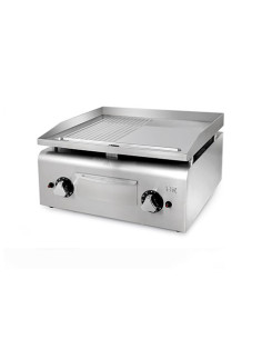 Plancha a gas 600 rectif ranurada 60x50x32