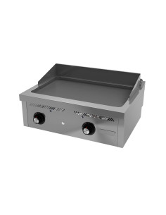 Fry-top a gas 800 rectif sobremesa 80x60x41.