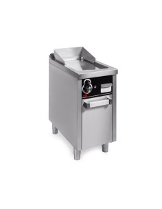Fry-top a gas 400 cromo estante 40x75x95.