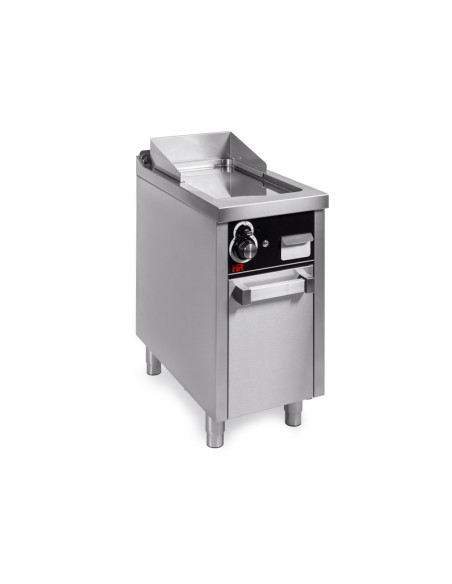 Fry-top a gas 400 cromo estante 40x75x95.