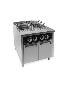 Cuecepasta gas 40L+40L estante 80x93x88.