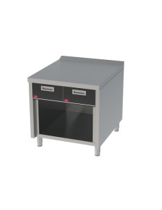 Mueble neutro 800 estante c/cajón 80x93x87.