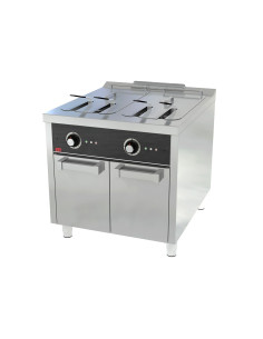 Freidora eléctrica 22L+22L estante 80x93x88.