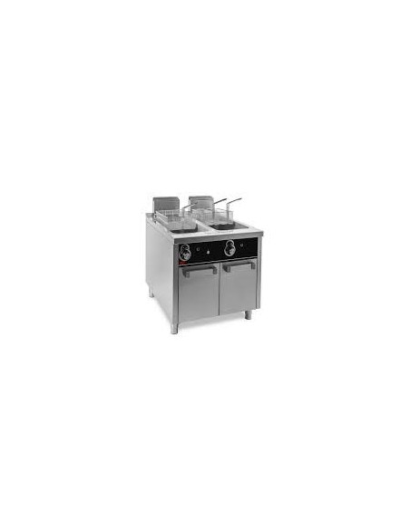 Freidora gas 20L+20L estante 80x93x103.