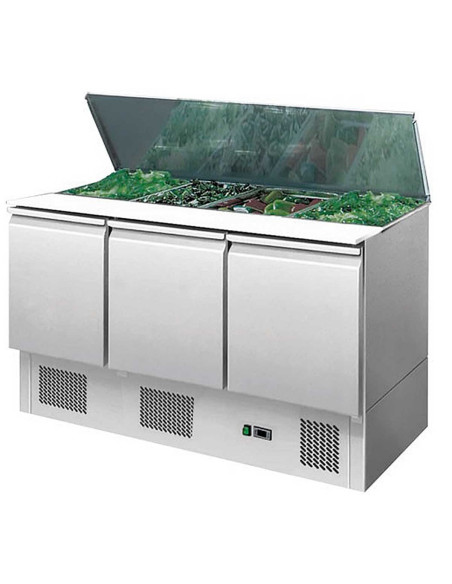 Mesa refrigerada saladette 135x70x85.