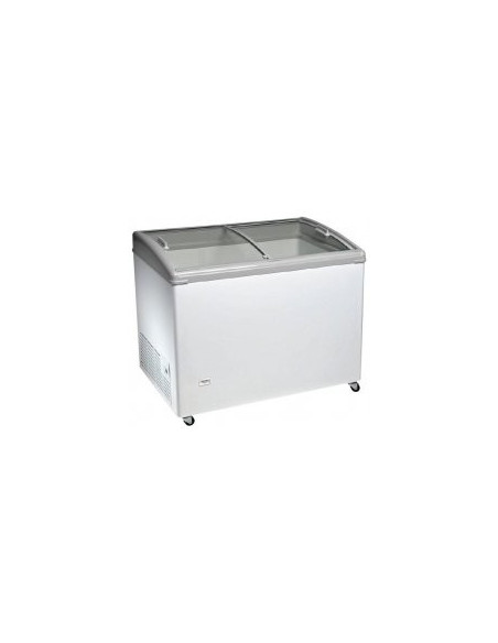 Congelador horizontal p/cristal curvo 106x67x90