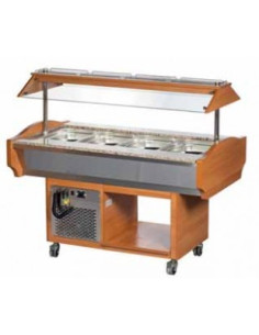 BUFFET CALIENTE GASTRO 4 CUBETAS GN1/1