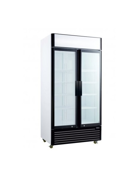 Armario expositor refrigerado 2 puertas batientes