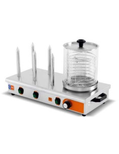 Máquina de Perritos 4 Pinchos de 660x340x370