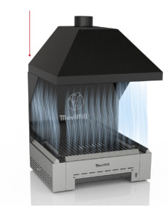 Horno brasa abierto-aire