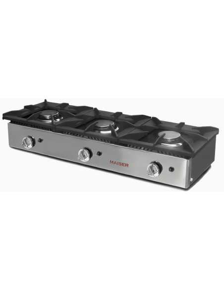 Cocina 3 fuegos a gas sobremesa