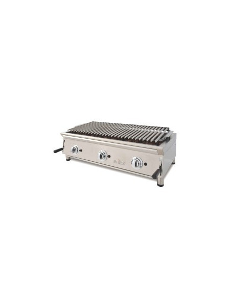 Barbacoa a gas piedra volcánica 100x70x37