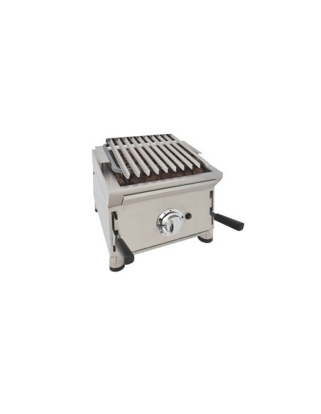 Barbacoa a gas piedra volcánica 39x60x37