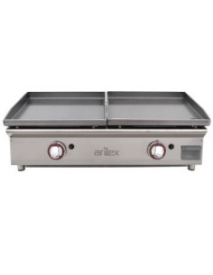 Plancha a gas doble placa 81x45x24.