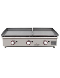 Plancha a gas doble placa 100x45x24