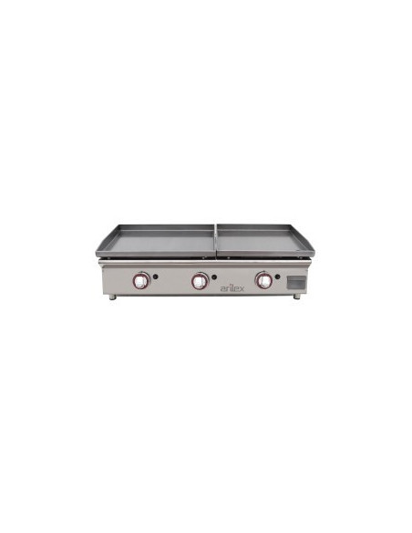 Plancha a gas doble placa 100x45x24