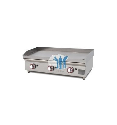 Plancha 800 gas A/rectificado 15 mm 80x47x29