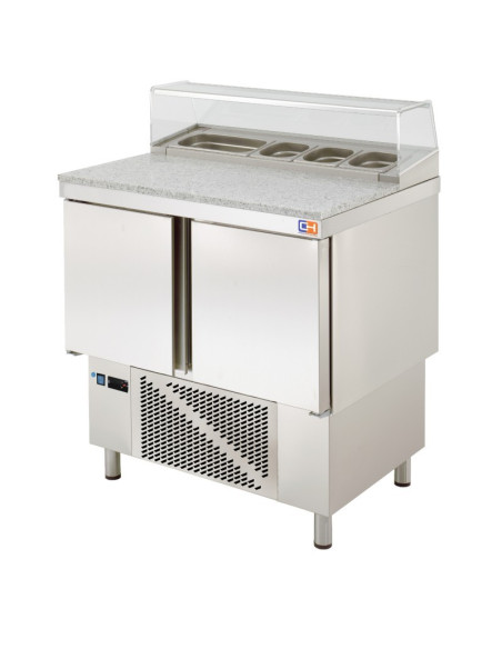 Mesa refrigerada compacta + ingredientes 91x70x90 Mesa refrigerada compacta + ingredientes 91x70x90