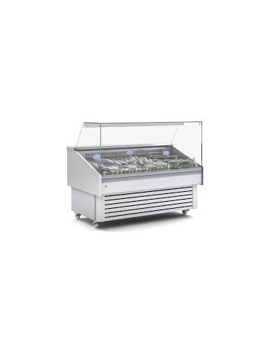Vitrina refrigerado para pescado/marisco 1285x915x1185