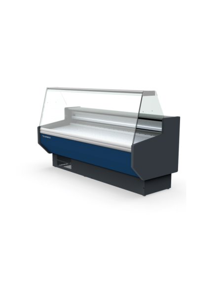 Vitrina refrigerada cristal recto 247x80
