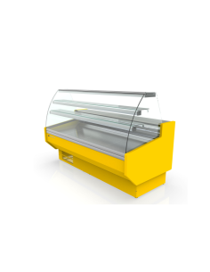 Vitrina refrigerada cristal curvo 247x94