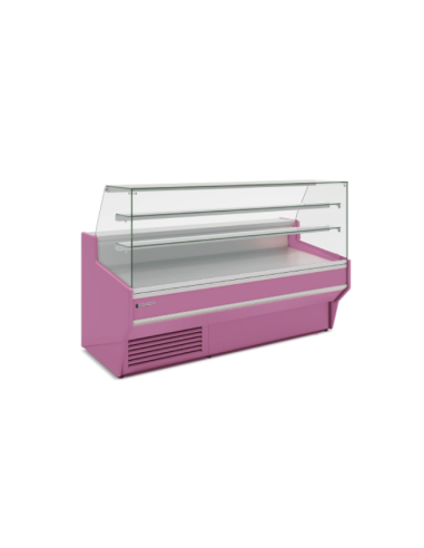 Vitrina refrigerada cristal recto 200x94